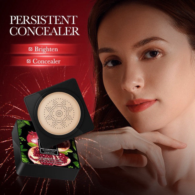 Pomegranate BB Cushion Powder First-Time Use